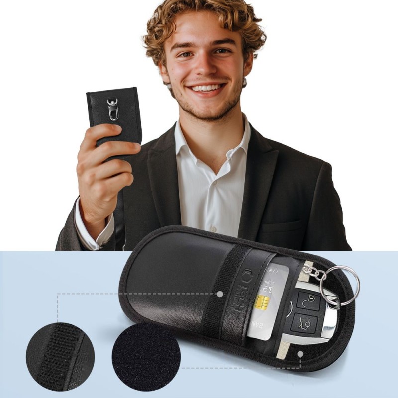Θήκη Tech-Protect Universal KLR100 Keyless RFID Signal Blocker Pouch Black
