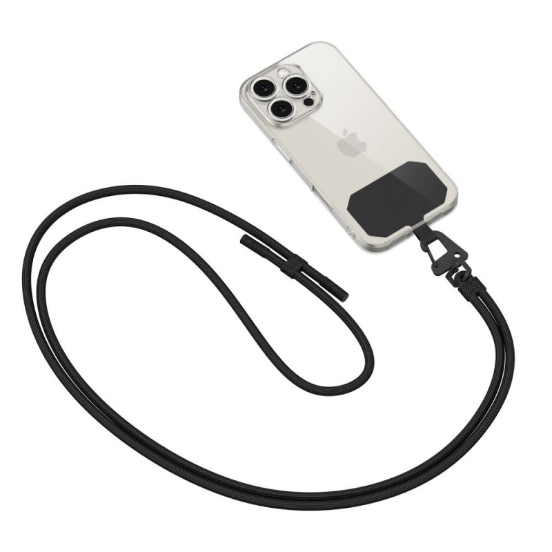  Λουράκι Λαιμού στήριξης Θήκης Tech-Protect C5S Rope CrossBody Strap Black