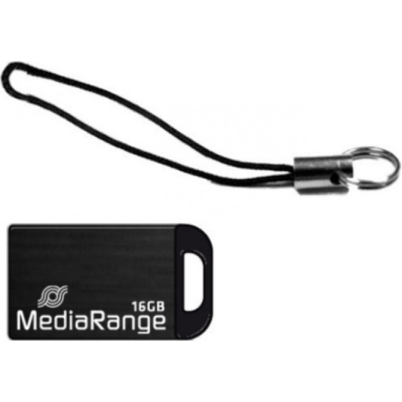 MediaRange Flash Drive MR921 16GB USB 2.0 Black