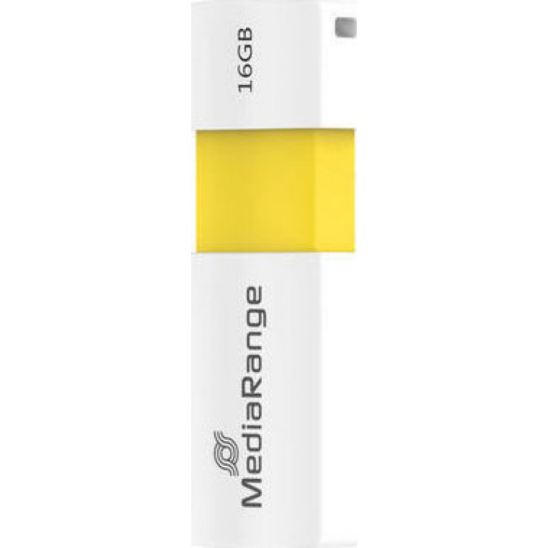 MediaRange Flash Drive MR972 16GB USB 2.0 Color Edition Yellow