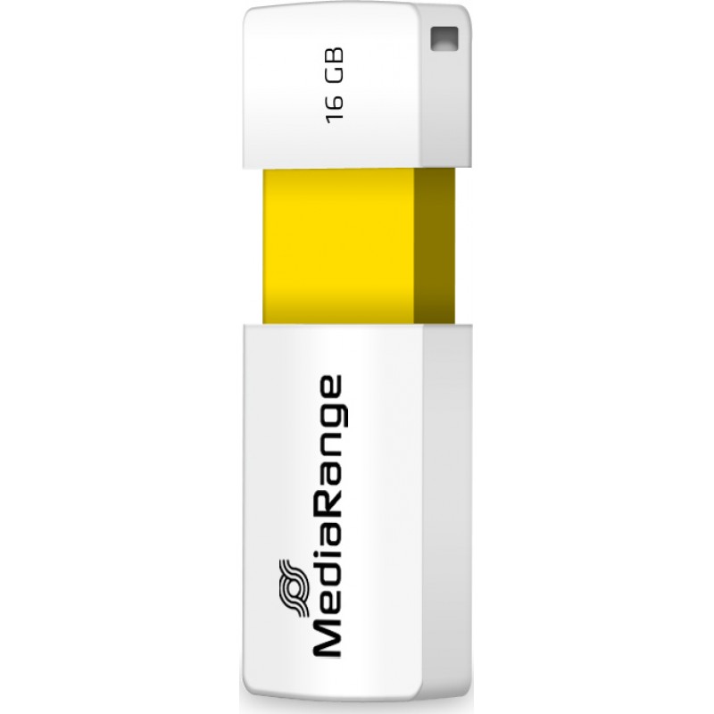 MediaRange Flash Drive MR972 16GB USB 2.0 Color Edition Yellow