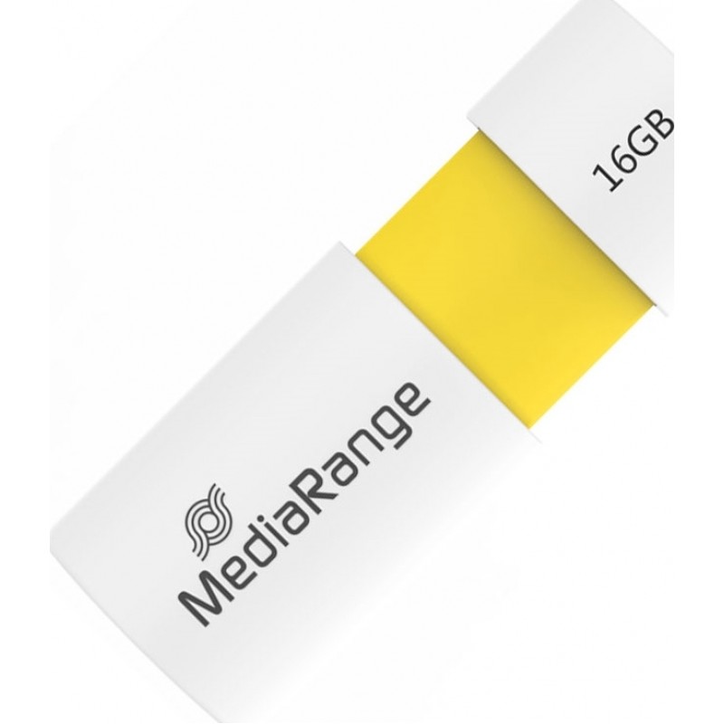 MediaRange Flash Drive MR972 16GB USB 2.0 Color Edition Yellow