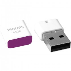 Philips Pico PenDrive Stick 64GB USB 2.0 Purple (FM64FD85B/00)