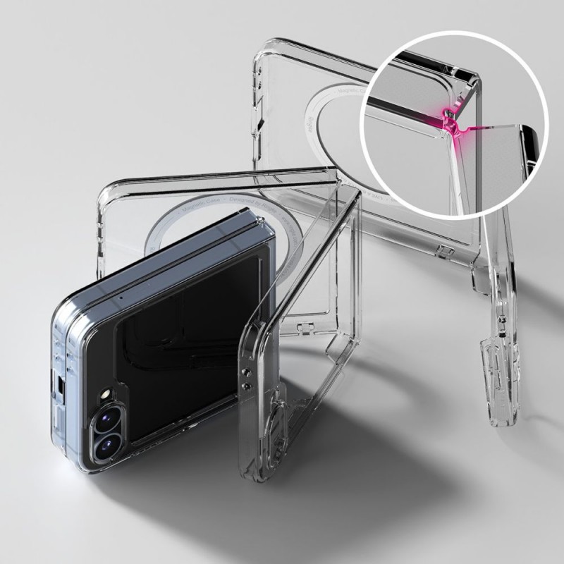 Θήκη Ringke Fusion Magnetic Samsung Galaxy Z Flip6 SM-F741 / Flip7 FE 5G SM-761B Clear