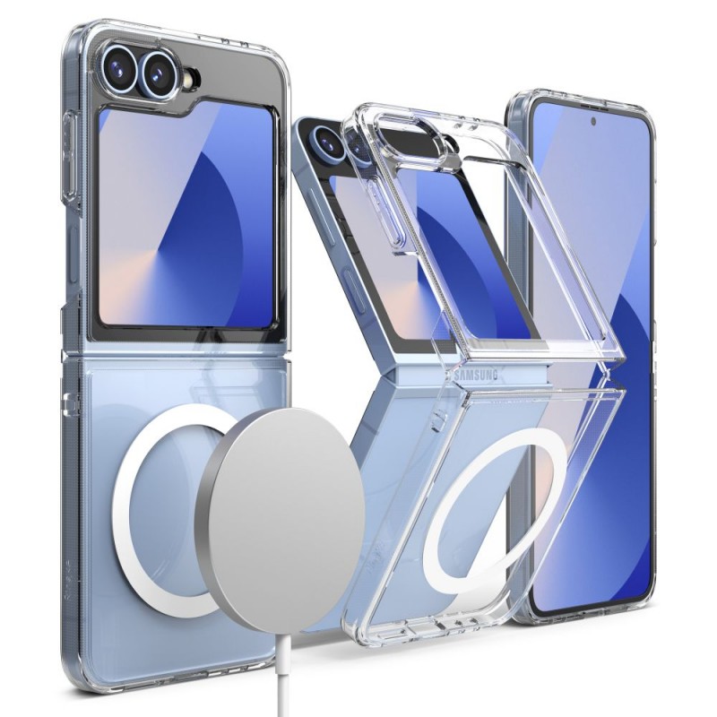 Θήκη Ringke Fusion Magnetic Samsung Galaxy Z Flip6 SM-F741 / Flip7 FE 5G SM-761B Clear