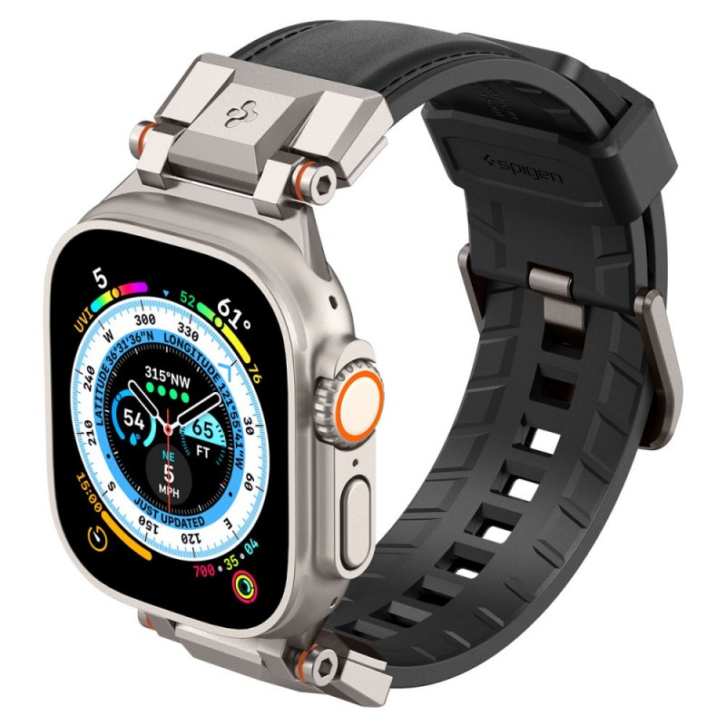 Ανταλλακτικό λουράκι Spigen Durapro Armor PU Apple Watch 1/2/3/4/5/6/SE/7/8/9 Ultra 1 / 2 (42/44/45/49mm) AMP07591 Black Ανταλλακτικό λουράκι Spigen Durapro Armor PU Apple Watch 1/2/3/4/5/6/SE/7/8/9 Ultra 1 / 2 (42/44/45/49mm) AMP07591 Black