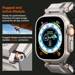 Ανταλλακτικό λουράκι Spigen Durapro Armor PU Apple Watch 1/2/3/4/5/6/SE/7/8/9 Ultra 1 / 2 (42/44/45/49mm) AMP07591 Black Ανταλλακτικό λουράκι Spigen Durapro Armor PU Apple Watch 1/2/3/4/5/6/SE/7/8/9 Ultra 1 / 2 (42/44/45/49mm) AMP07591 Black