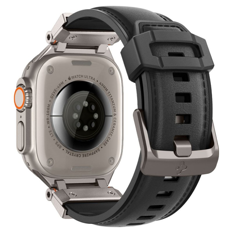 Ανταλλακτικό λουράκι Spigen Durapro Armor PU Apple Watch 1/2/3/4/5/6/SE/7/8/9 Ultra 1 / 2 (42/44/45/49mm) AMP07591 Black Ανταλλακτικό λουράκι Spigen Durapro Armor PU Apple Watch 1/2/3/4/5/6/SE/7/8/9 Ultra 1 / 2 (42/44/45/49mm) AMP07591 Black