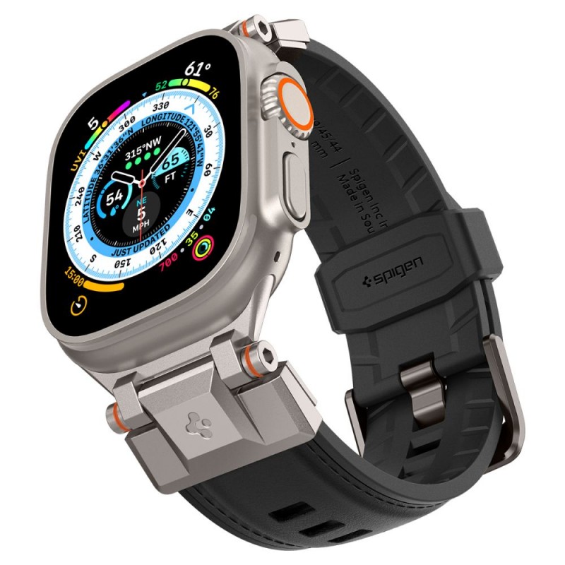 Ανταλλακτικό λουράκι Spigen Durapro Armor PU Apple Watch 1/2/3/4/5/6/SE/7/8/9 Ultra 1 / 2 (42/44/45/49mm) AMP07591 Black Ανταλλακτικό λουράκι Spigen Durapro Armor PU Apple Watch 1/2/3/4/5/6/SE/7/8/9 Ultra 1 / 2 (42/44/45/49mm) AMP07591 Black