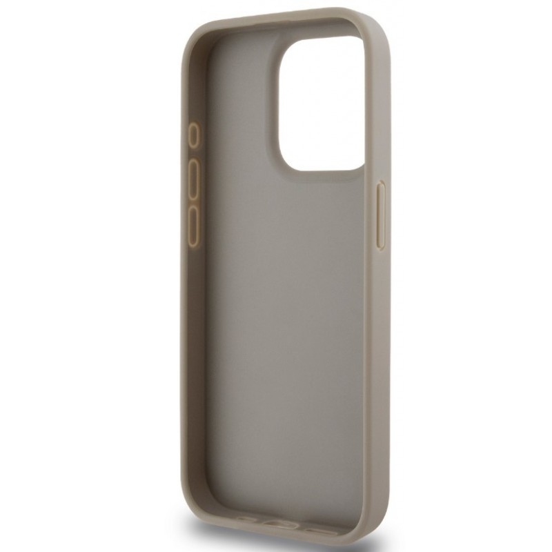 Θήκη DKNY PU Leather Checkered Pattern Magsafe Case for iPhone 13 Pro (6.1") Beige