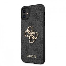Θήκη Guess PU 4G Metal Logo Case for iPhone 11 (6.1") Grey