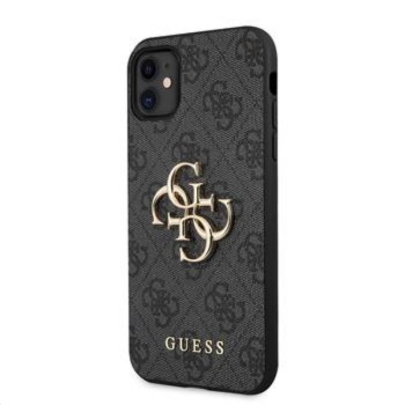 Θήκη Guess PU 4G Metal Logo Case for iPhone 11 (6.1") Grey