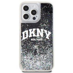Θήκη DKNY Liquid Glitter Arch Logo Case Apple iPhone 15 Pro Max (6.7") Black