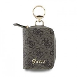 Πορτοφόλι Μπρελόκ Guess PU 4G Script Logo Key Pouch Brown