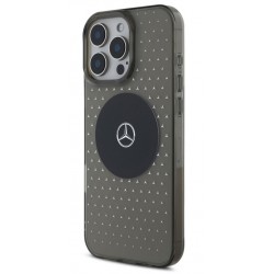 Θήκη Mercedes PC/TPU Star Pattern MagSafe Case Apple iPhone 16 pro Max (6.9") Black