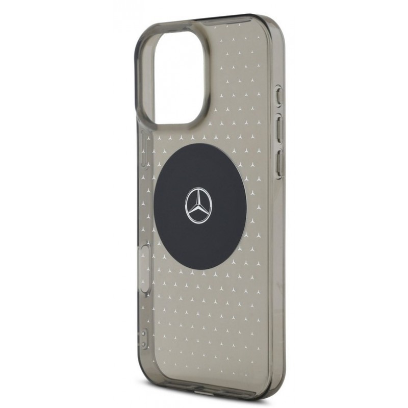 Θήκη Mercedes PC/TPU Star Pattern MagSafe Case Apple iPhone 16 pro Max (6.9") Black