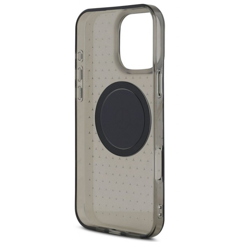 Θήκη Mercedes PC/TPU Star Pattern MagSafe Case Apple iPhone 16 pro Max (6.9") Black