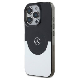 Θήκη Mercedes PC/TPU Double Layer MagSafe Case Apple iPhone 16 Pro Max (6.9") Black / Silver