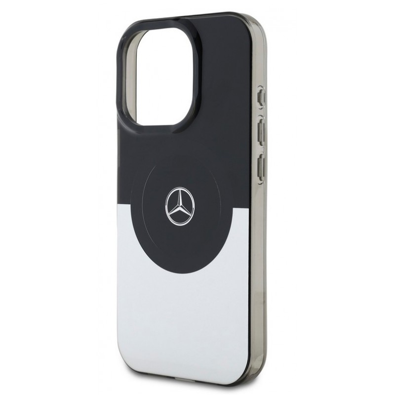 Θήκη Mercedes PC/TPU Double Layer MagSafe Case Apple iPhone 16 Pro Max (6.9") Black / Silver
