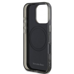Θήκη Mercedes PC/TPU Double Layer MagSafe Case Apple iPhone 16 Pro Max (6.9") Black / Silver