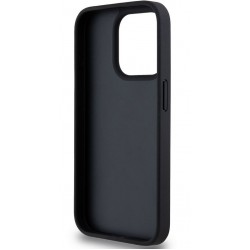 Θήκη DKNY PU Leather Checkered Pattern and Stripe Case for iPhone 13 Pro (6.1") Black