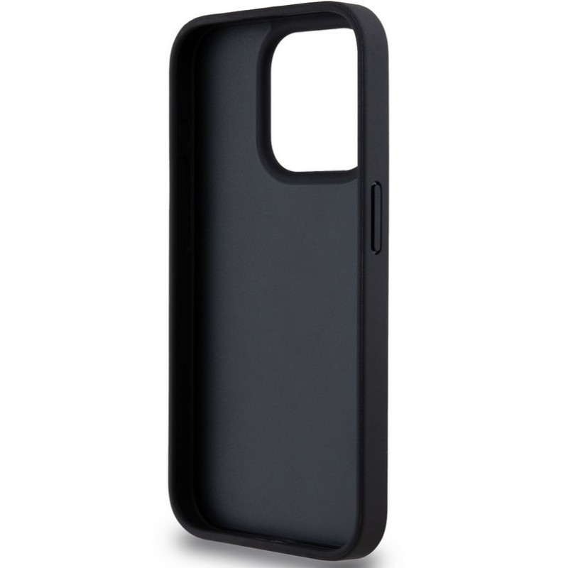 Θήκη DKNY PU Leather Checkered Pattern and Stripe Case for iPhone 13 Pro (6.1") Black