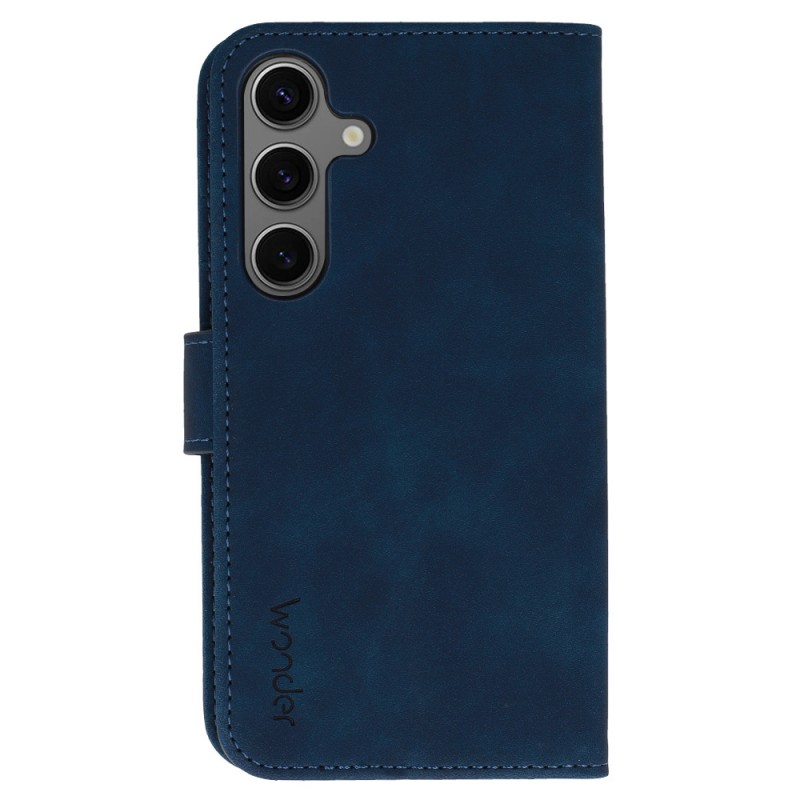 Θήκη Book Wonder Fancy Samsung Galaxy S24 Ultra 5G S928 Navy Blue