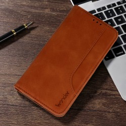 Θήκη Book Wonder Prime Samsung Galaxy S24 Ultra 5G S928 Brown