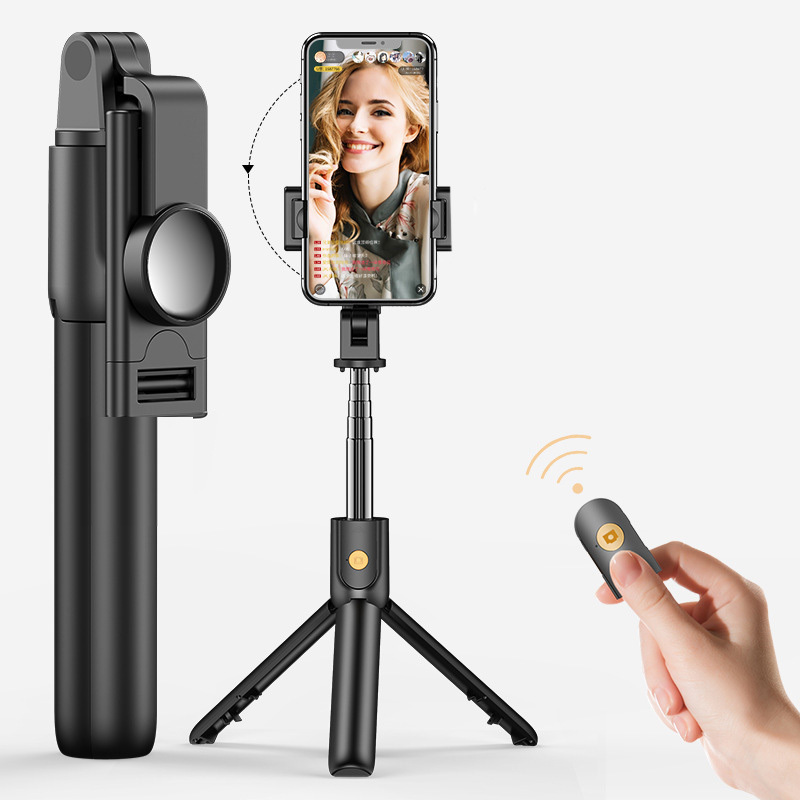 Selfie Stick with Detachable Tripod Bluetooth  & Remote K10 Black