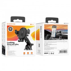 Βάση Αυτοκινήτου Borofone BH85 Experience with Suction Cup Car Holder Black