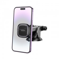 Βάση Αυτοκινήτου Borofone BH97 NT Ice Magnetic with Suction Cup Car Holder Black