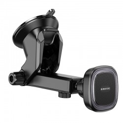 Βάση Αυτοκινήτου Borofone BH97 NT Ice Magnetic with Suction Cup Car Holder Black
