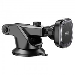 Βάση Αυτοκινήτου Borofone BH97 NT Ice Magnetic with Suction Cup Car Holder Black