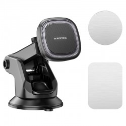 Βάση Αυτοκινήτου Borofone BH97 NT Ice Magnetic with Suction Cup Car Holder Black