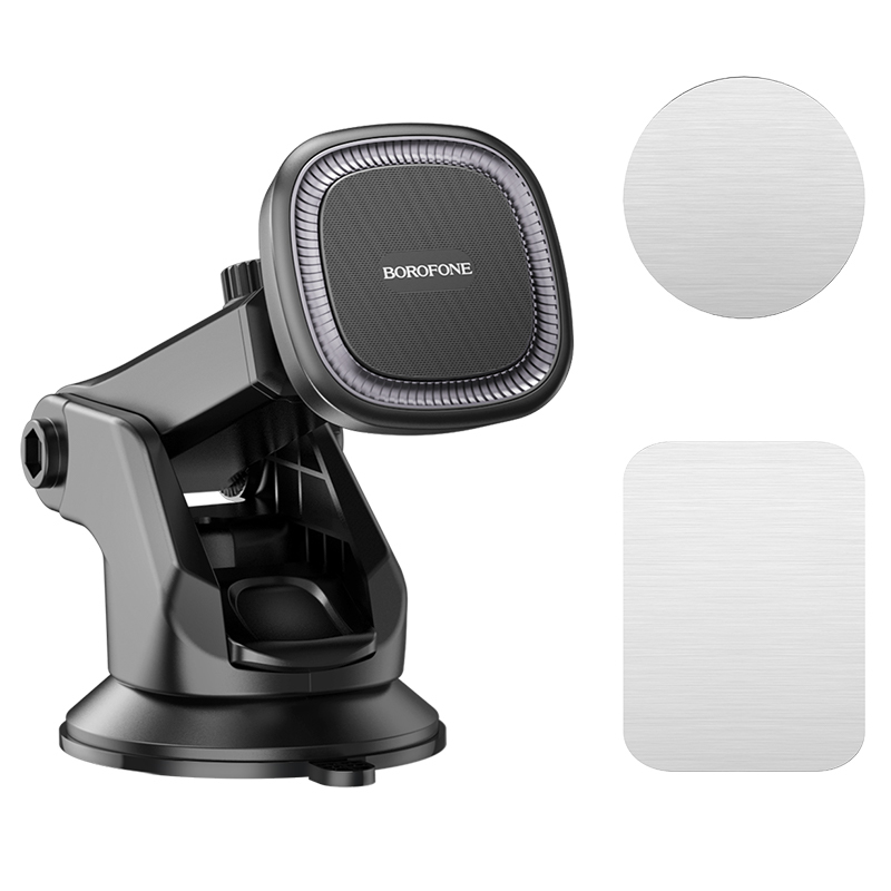Βάση Αυτοκινήτου Borofone BH97 NT Ice Magnetic with Suction Cup Car Holder Black
