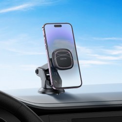 Βάση Αυτοκινήτου Borofone BH97 NT Ice Magnetic with Suction Cup Car Holder Black