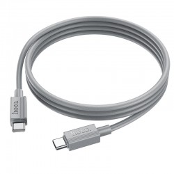 Καλώδιο Data Hoco X107 Favor Charging Data Cable 60W Type-C to Type-C 1m Grey