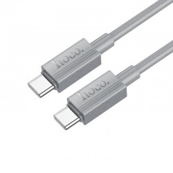 Καλώδιο Data Hoco X107 Favor Charging Data Cable 60W Type-C to Type-C 1m Grey