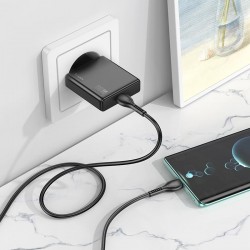 Φορτιστής Ταξιδιού Hoco N37 Delgado USB-C Black Φορτιστής Ταξιδιού Hoco N37 Delgado USB-C Black