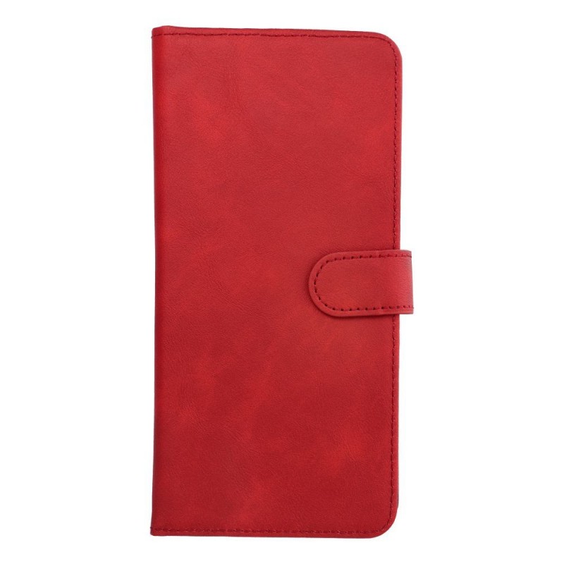 Θήκη Book Universal Common size S for IPHONE 12 / 13 / SAMSUNG S6 / A5 2016 / XCOVER 4 / S22 / HUAWEI P8 2017 Red