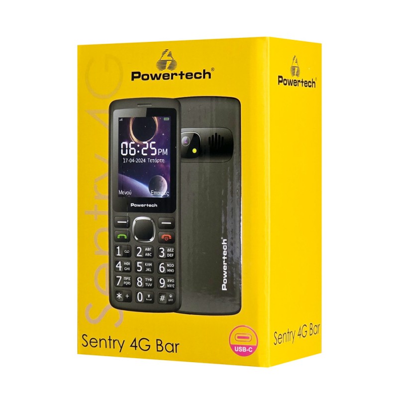 Powertech Sentry 4G Bar Dual SIM PTM-36 Black Powertech Sentry 4G Bar Dual SIM PTM-36 Black