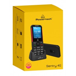 Powertech Sentry PTM-33 Dual SIM ,SOS Call, με φακό Black