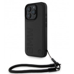 Θήκη BMW Leather Signature and Strap Case for iPhone 16 Pro Max (6.9") Black Θήκη BMW Leather Signature and Strap Case for iPhone 16 Pro Max (6.9") Black