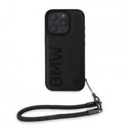 Θήκη BMW Leather Signature and Strap Case for iPhone 16 Pro Max (6.9") Black Θήκη BMW Leather Signature and Strap Case for iPhone 16 Pro Max (6.9") Black