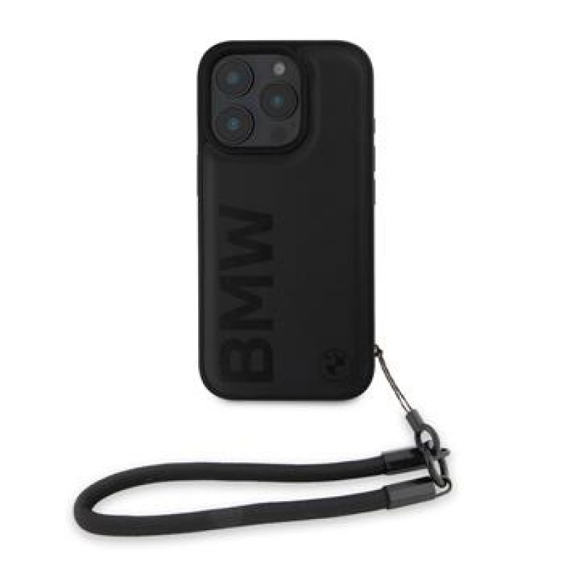 Θήκη BMW Leather Signature and Strap Case for iPhone 16 Pro Max (6.9") Black Θήκη BMW Leather Signature and Strap Case for iPhone 16 Pro Max (6.9") Black