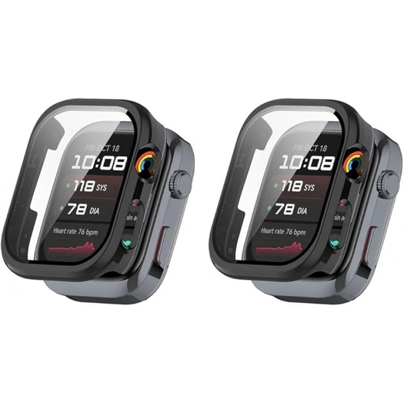 Θήκη PC Full Glass Screen Protector Huawei Watch D2 Black