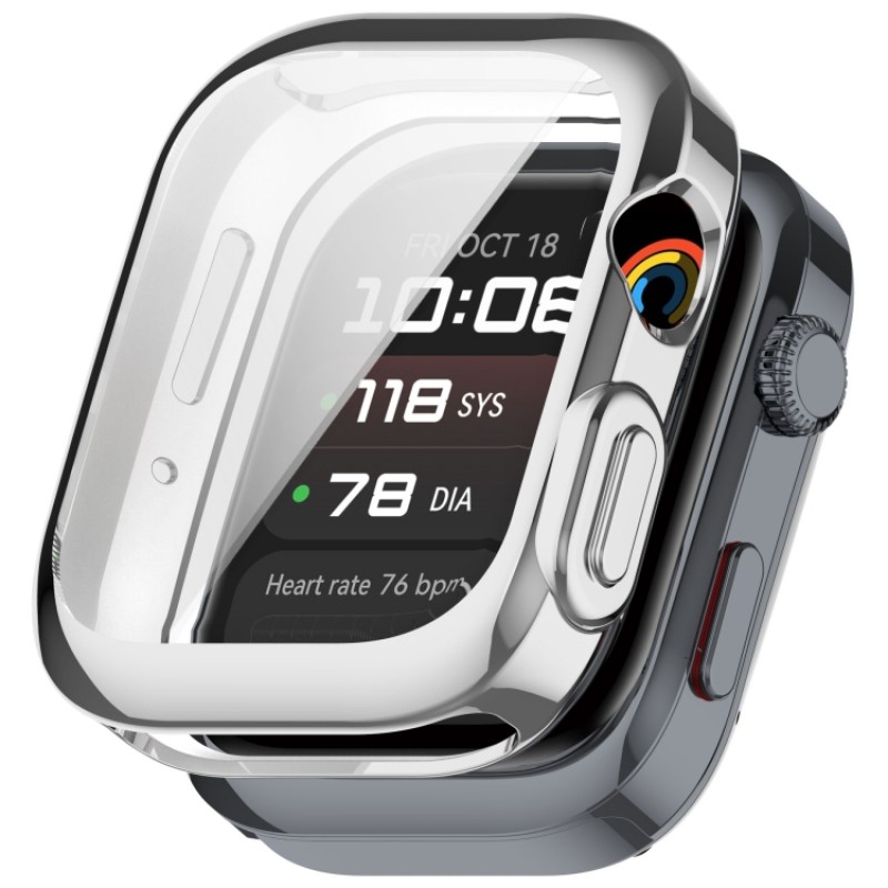 Θήκη Electroplated TPU Full Cover Huawei Watch D2 Silver Θήκη Electroplated TPU Full Cover Huawei Watch D2 Silver