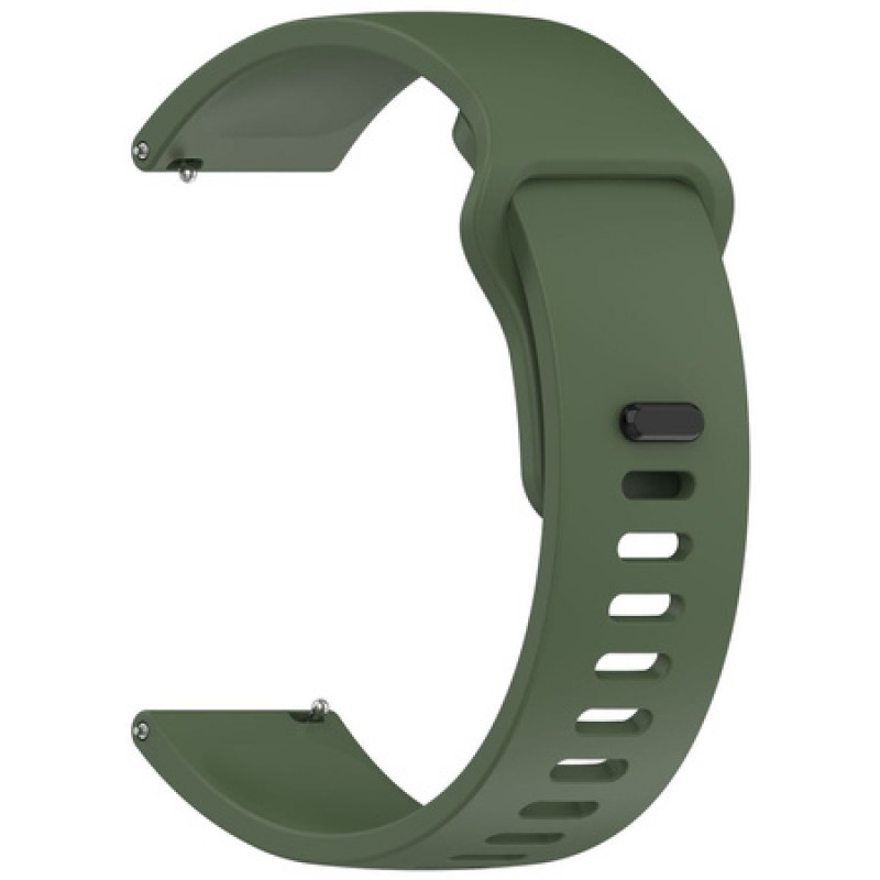 Ανταλλακτικό λουράκι QuickFit Sportband για Samsung Galaxy Watch3(45mm)/Watch(46mm)/Xiaomi Haylou LS05/Amazfit GTR(47mm)/2e(46mm)/Stratos 2/3/Mi Watch(46mm)/Huawei GT/Active/GT 2/Pro/Honor GS Pro/Magic/2(46mm) Army Green (22mm)