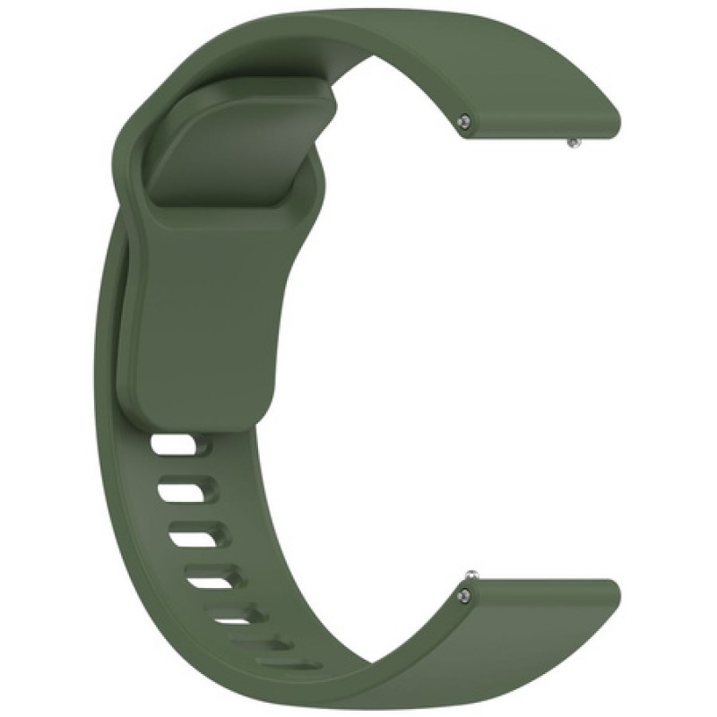 Ανταλλακτικό λουράκι QuickFit Sportband για Samsung Galaxy Watch3(45mm)/Watch(46mm)/Xiaomi Haylou LS05/Amazfit GTR(47mm)/2e(46mm)/Stratos 2/3/Mi Watch(46mm)/Huawei GT/Active/GT 2/Pro/Honor GS Pro/Magic/2(46mm) Army Green (22mm)