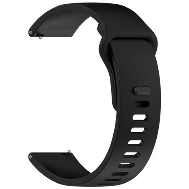Ανταλλακτικό λουράκι QuickFit Sportband για Samsung Galaxy Watch3(45mm)/Watch(46mm)/Xiaomi Haylou LS05/Amazfit GTR(47mm)/2e(46mm)/Stratos 2/3/Mi Watch(46mm)/Huawei GT/Active/GT 2/Pro/Honor GS Pro/Magic/2(46mm) Black (22mm)